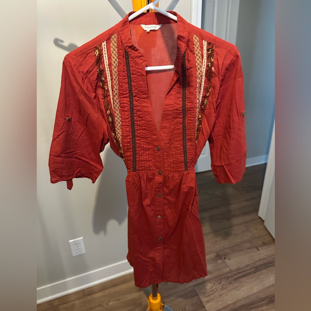 Maurices Deep Red Blouse